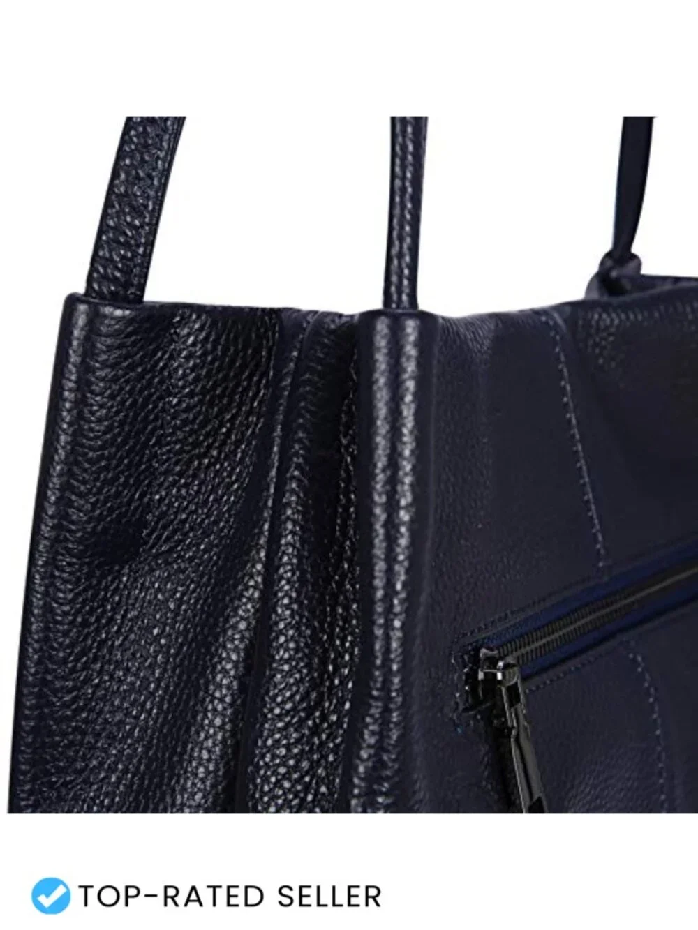 Genuine Leather Bucket Tote Hobo Shoulder Purse Large Women's Handbag